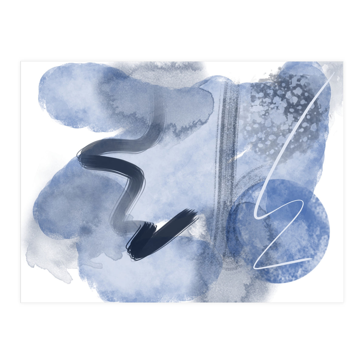 Azul e azul (Print Only)