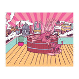 Strawberry Tigers Rooftop Jacuzzis Abbeydale Brewery x Lewy  12.4% ABV Strawberry, Chocolate, Smoked, Cherry Wood-chipped, Imperial Dessert Stout.  (Print Only) thumbnail