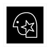 Head Star_Black (Print Only) thumbnail