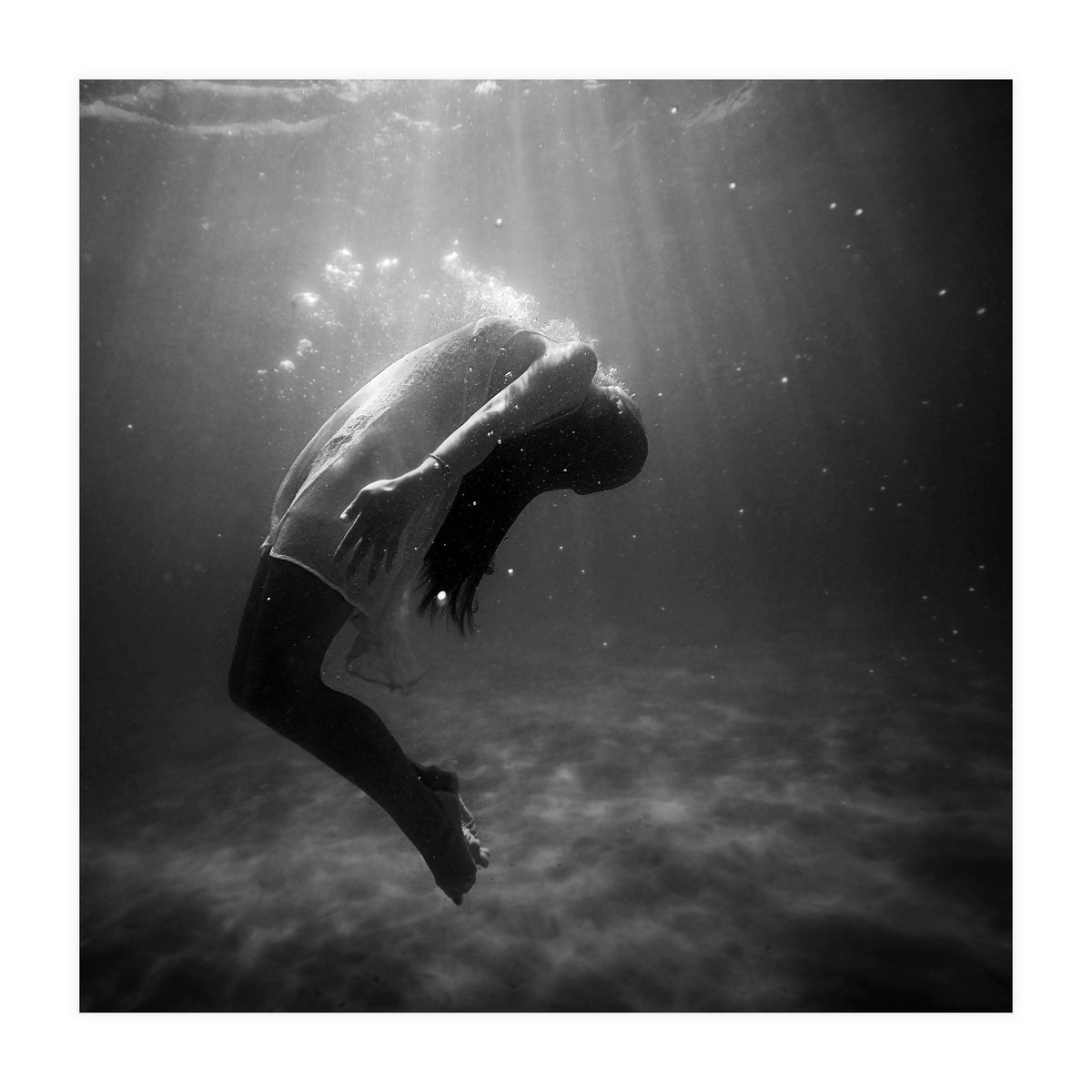 Woman Inside The Water (Print Only)