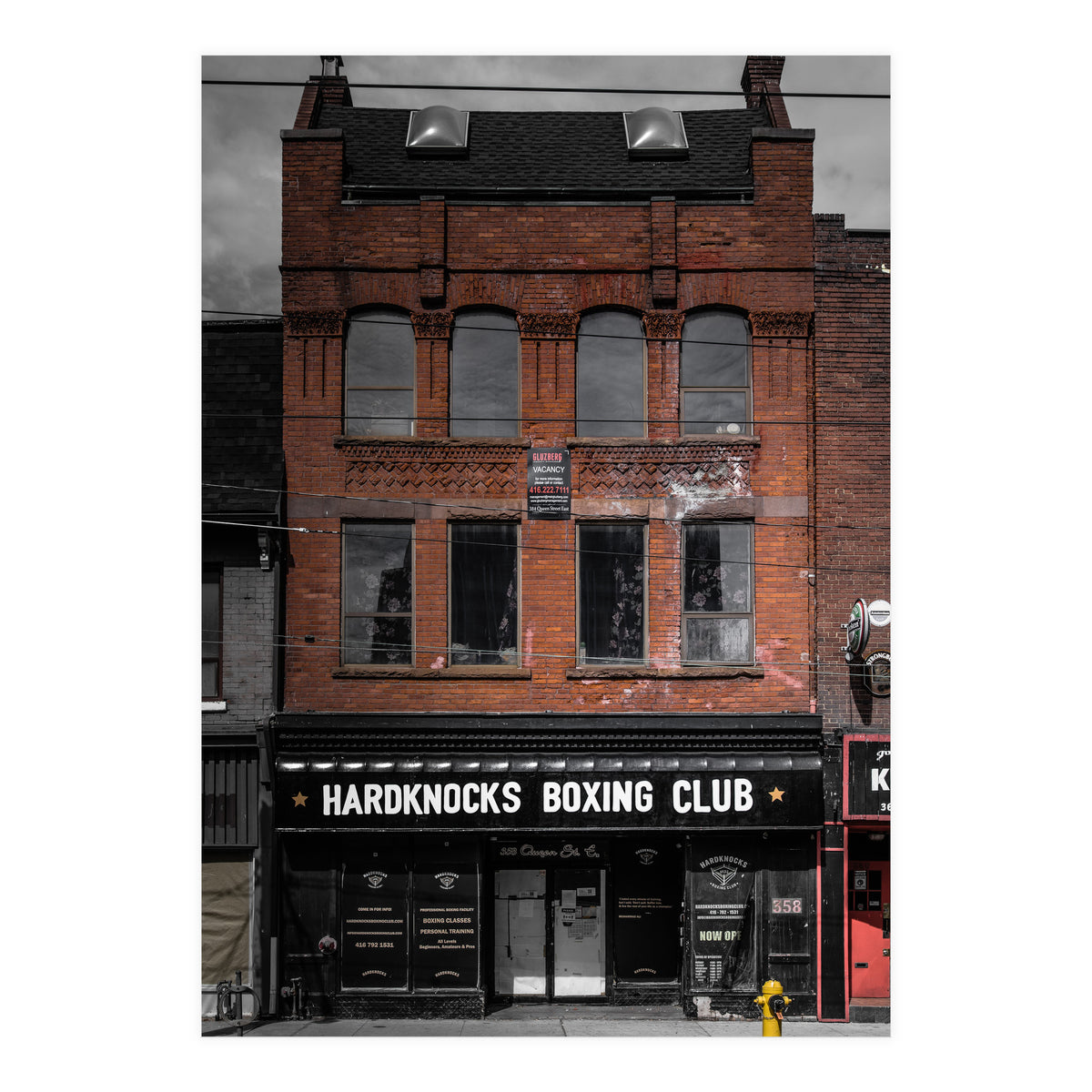 No 358 Queen St E 1 Color Version (Print Only)