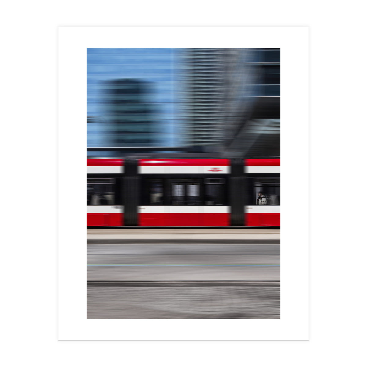 The 509 Harbourfront Streetcar Blur Version No 5 (Print Only)
