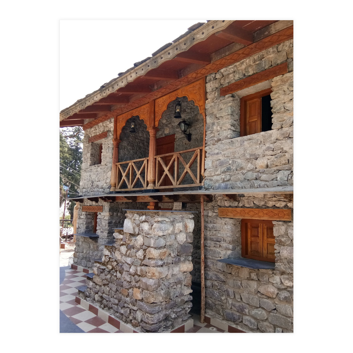 Architecture - Exposed Stone House (Print Only)