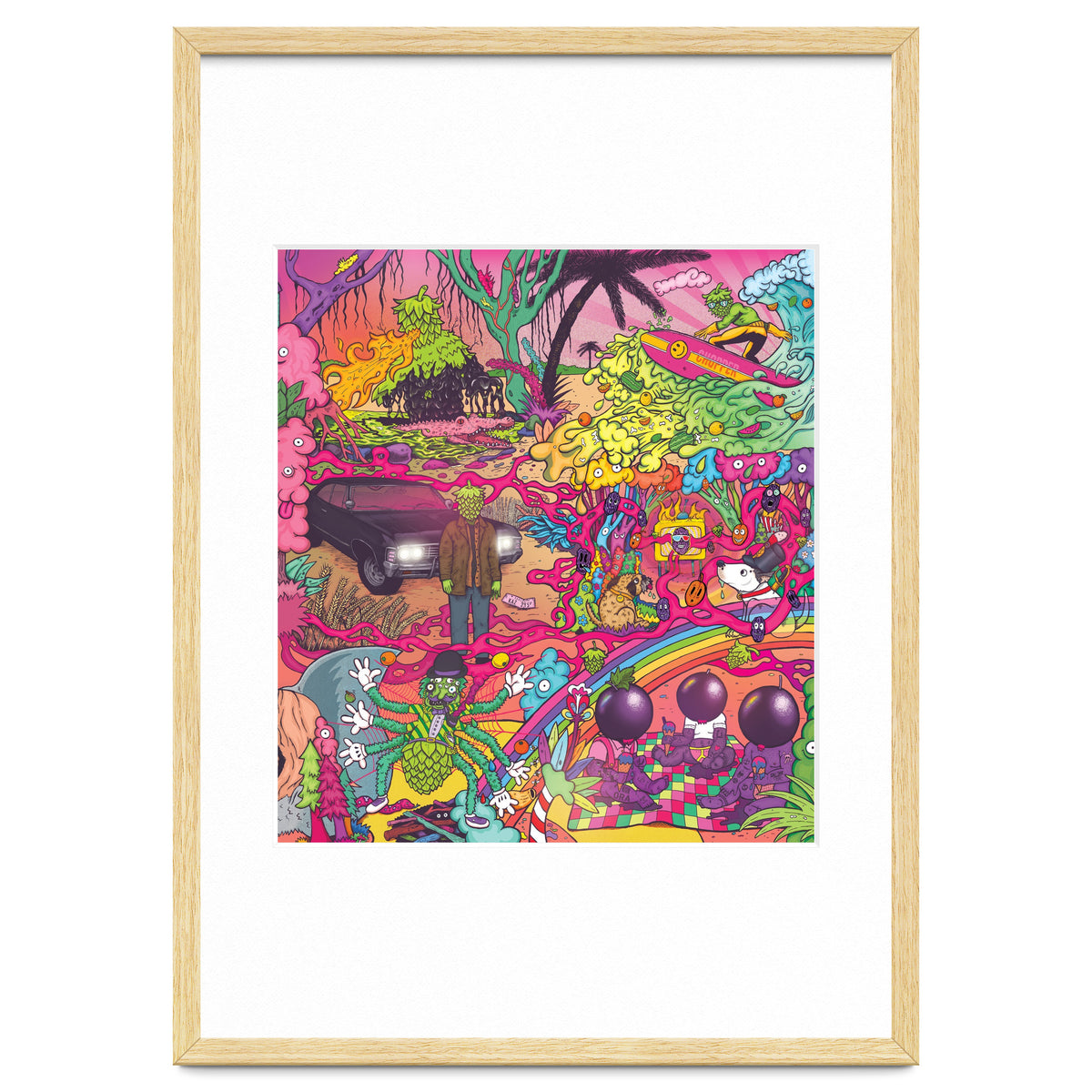 ABBEYDALE BREWERY COLLAB SERIES #2 FULL ILLUSTRATION - THORNBRIDGE, WILDE CHILD, RIDGESIDE, TORRSIDE, BOX SOCIAL, ORA BREWING