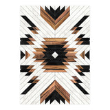Urban Tribal Pattern No.5 - Aztec - Concrete and Wood (Print Only) thumbnail