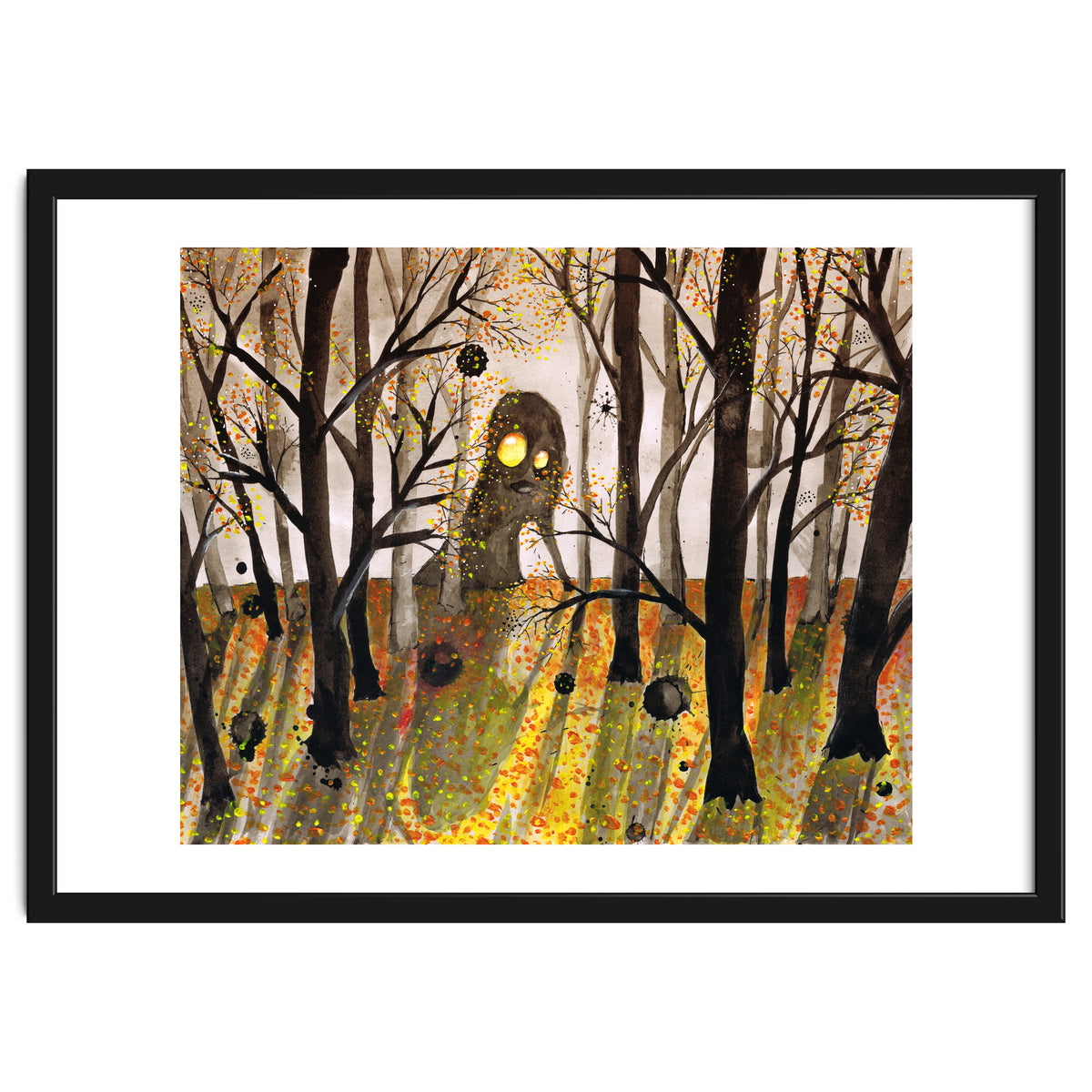 Monster in the woods