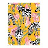 Striped For Life | Zebra Mango Forest | Modern Bohemian Wildlife Jungle | Botanical Nature (Print Only) thumbnail