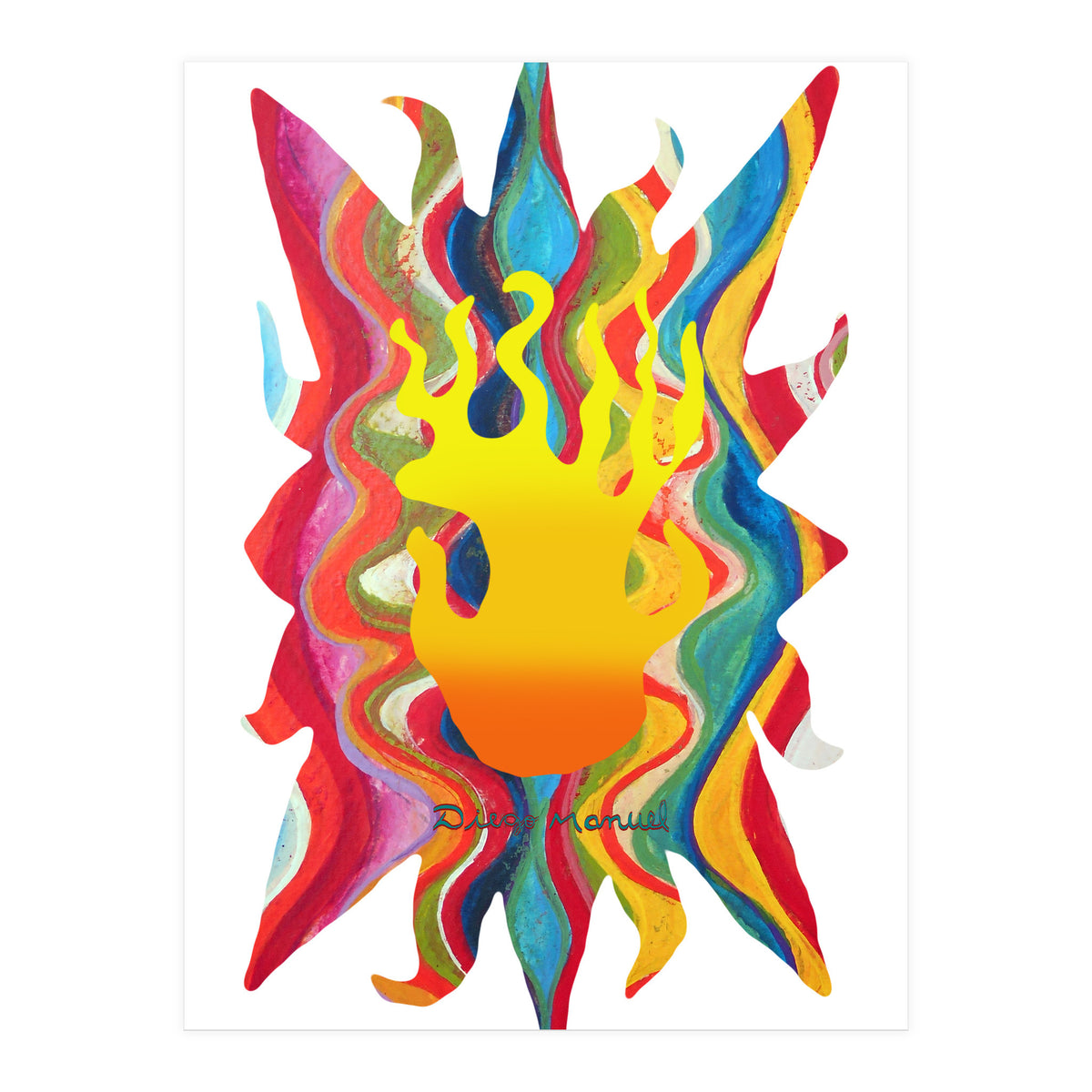 Fuego 9 Copia (Print Only)