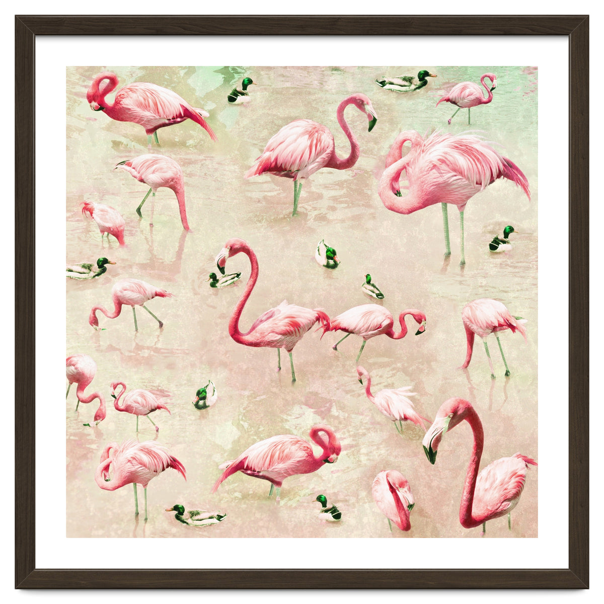 Flamingos Vintage Pink