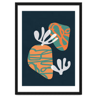 Retro Botanical Abstract Geometric Art