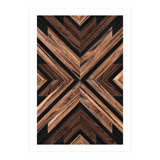 Urban Tribal Pattern No.3 - Wood (Print Only) thumbnail