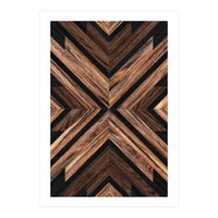 Urban Tribal Pattern No.3 - Wood (Print Only)