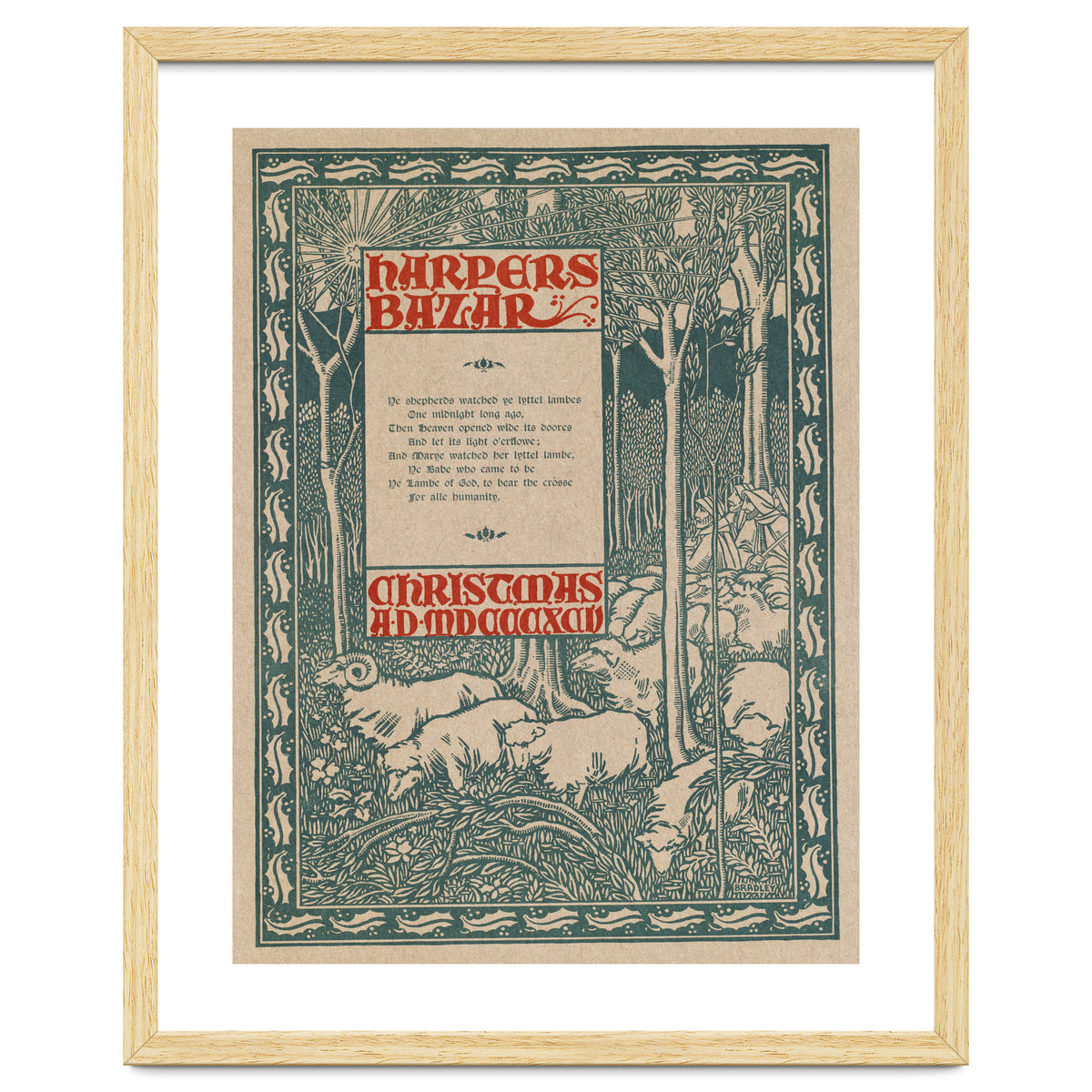 Harper's Bazar Christmas Advertisement