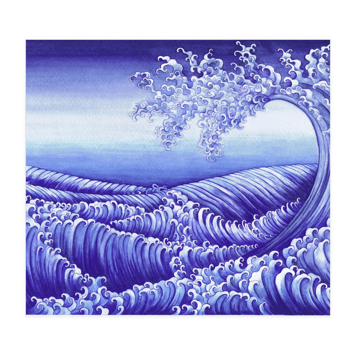 Turbulent Water Triptych part 3 (Print Only)