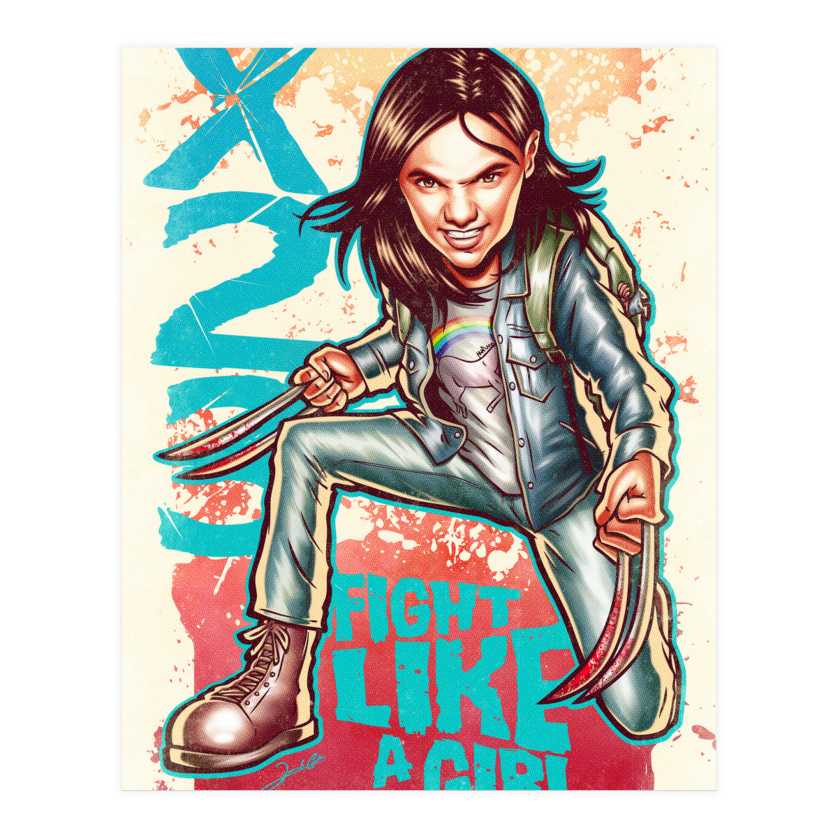 Fight Like A Girl (Print Only)