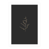 Dainty Botanicals in Gold and Black (Print Only) thumbnail