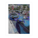 August ’22 — Blue Bugatti, Monaco (Print Only) thumbnail