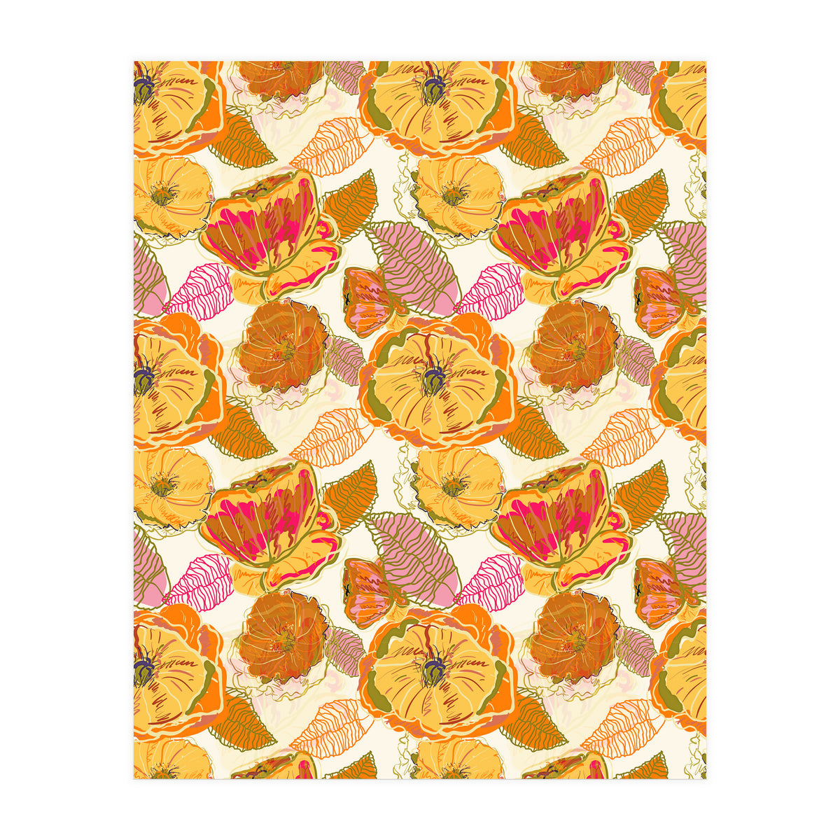 Pattern Floral Pattern (Print Only)