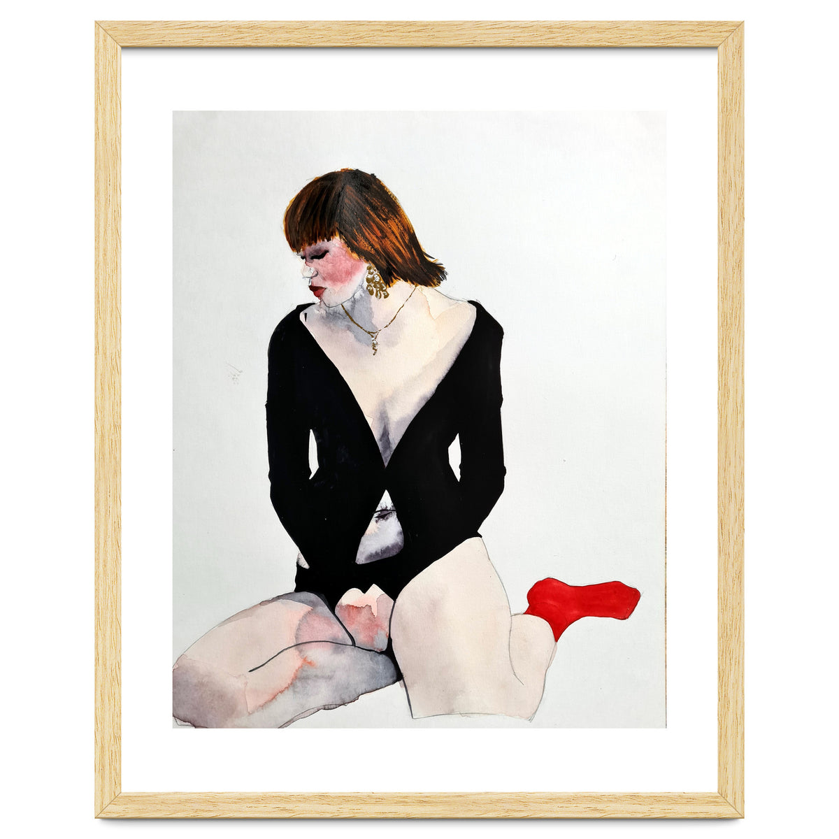 Untitled #95 Red Socks