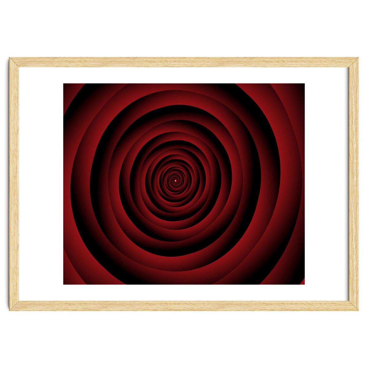 Abstract Concentric Spiral Circles