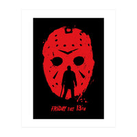 Friday the 13th movie poster (Print Only)