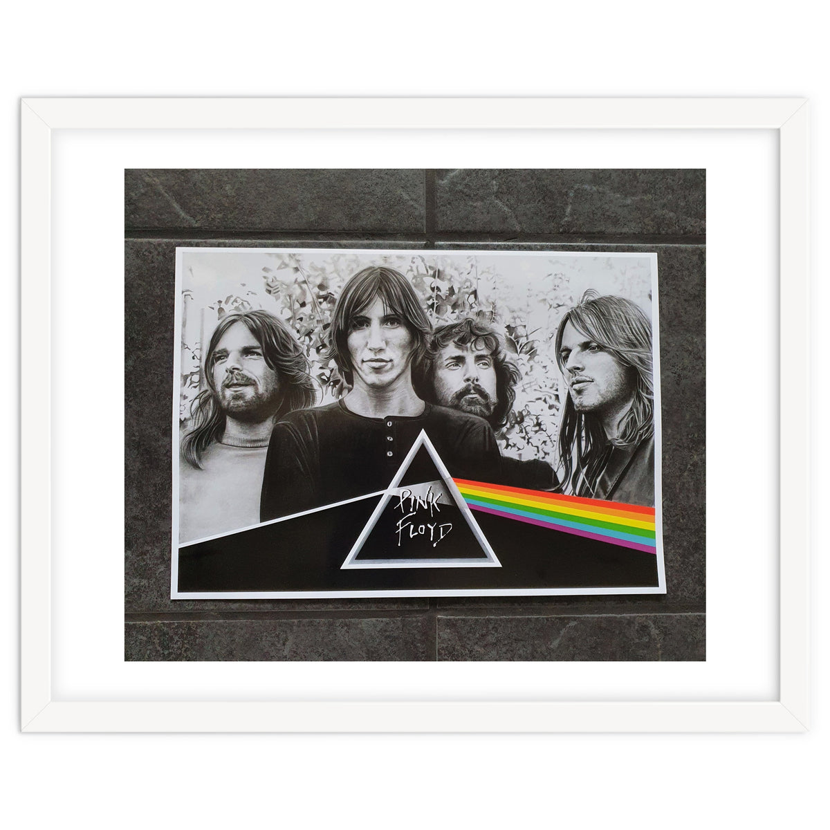 Pink Floyd DSOTM Pencil Portrait Print