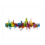 Worcester England Skyline (Print Only) thumbnail