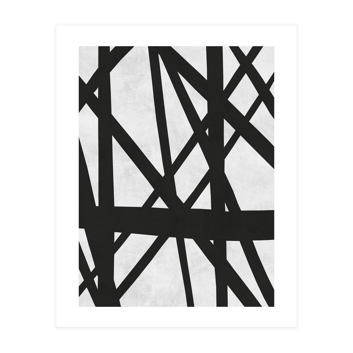 Expressionist black and white III (Print Only)