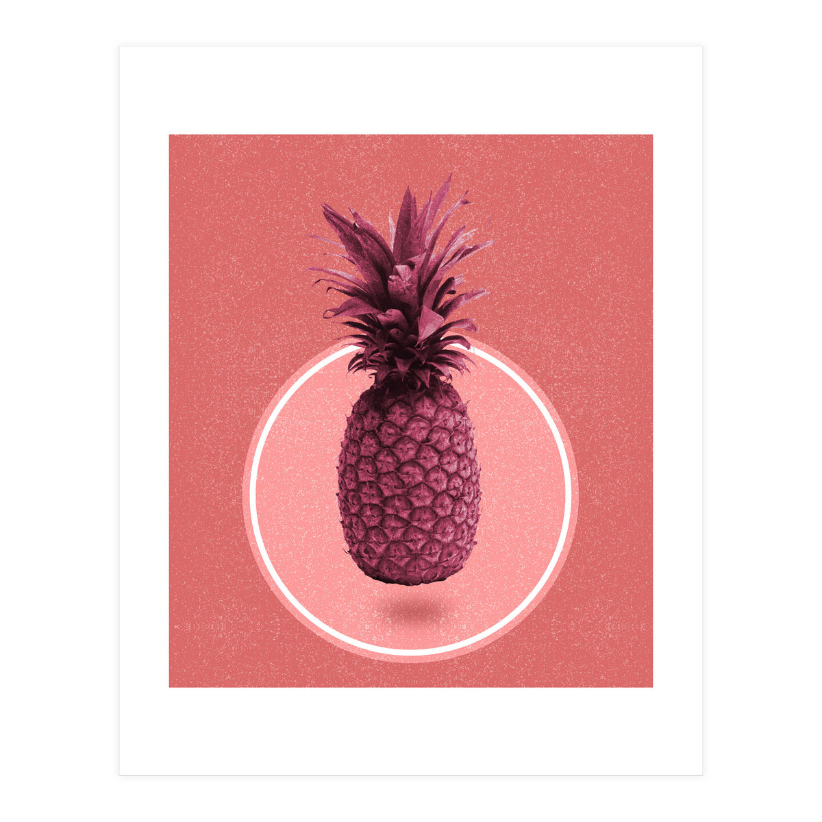 Purple Floating Pineapple  (Print Only)