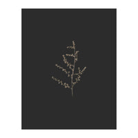 Dainty Botanicals in Gold and Black (Print Only)