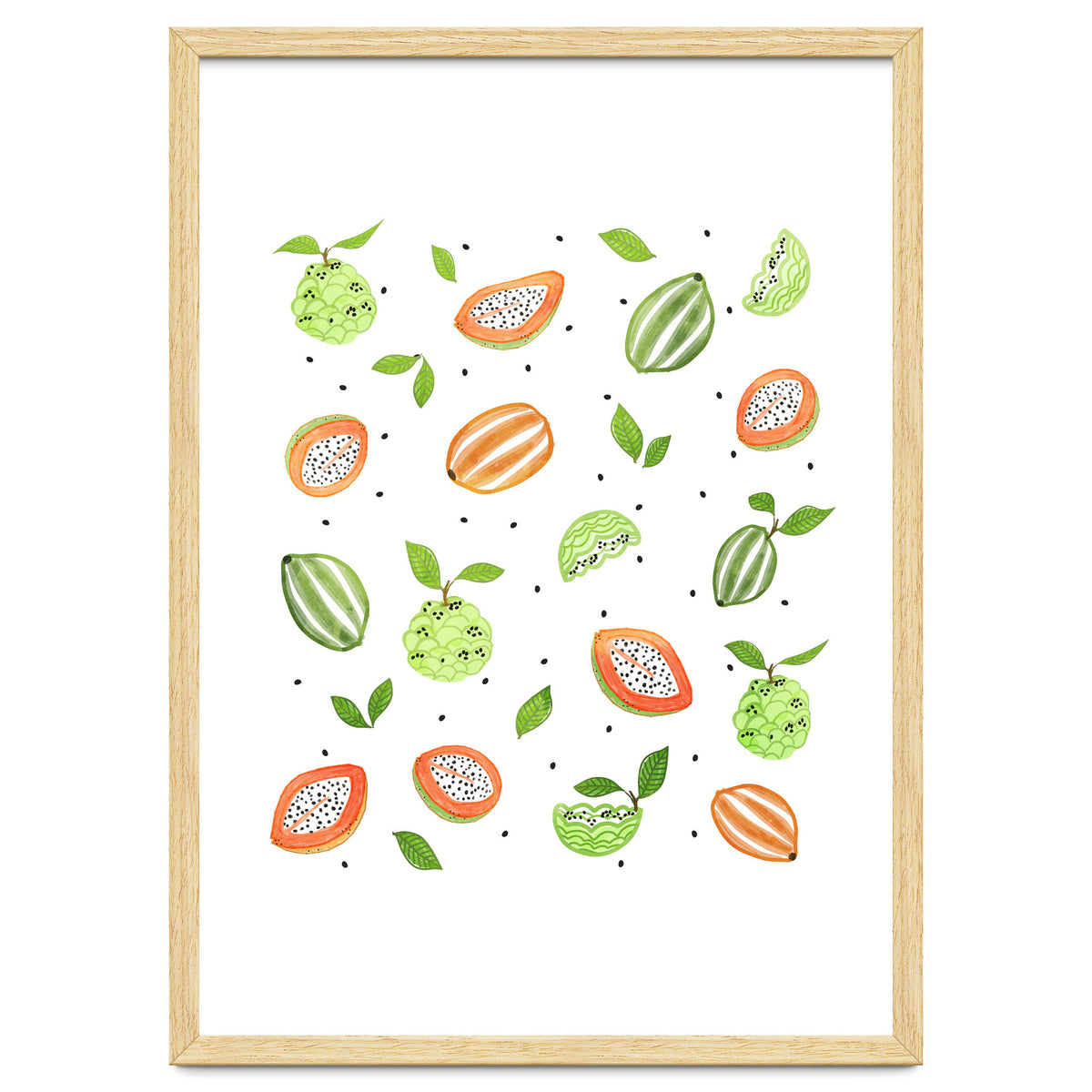 Papaya & Custard Apple