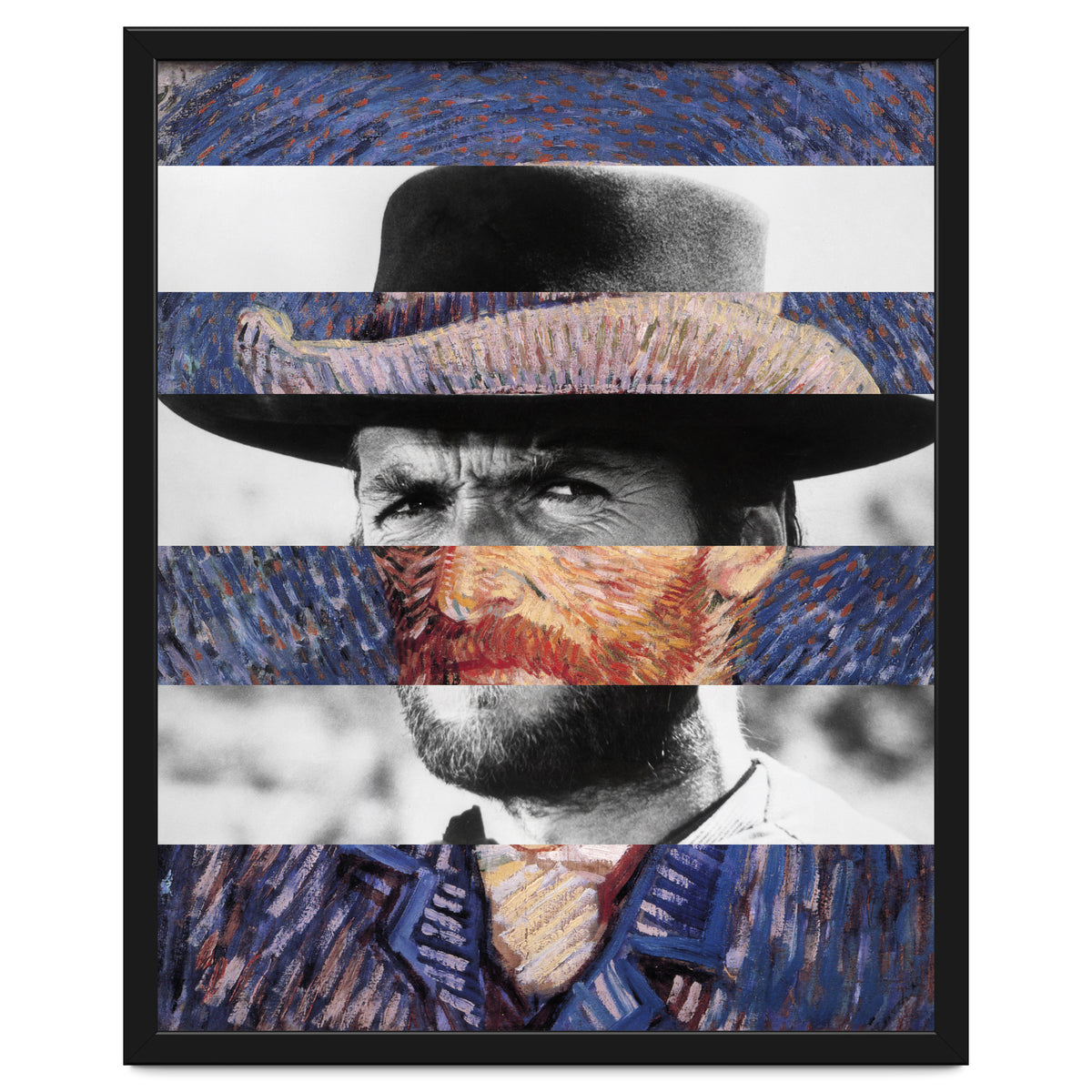 Van Gogh's Self Portrait & Clint Eastwood