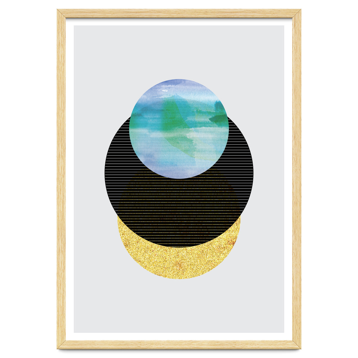 Underwater Sunset Abstract