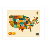 UNITED STATES MAP (Print Only) thumbnail