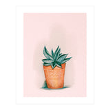 Aloe in orange pot (Print Only) thumbnail