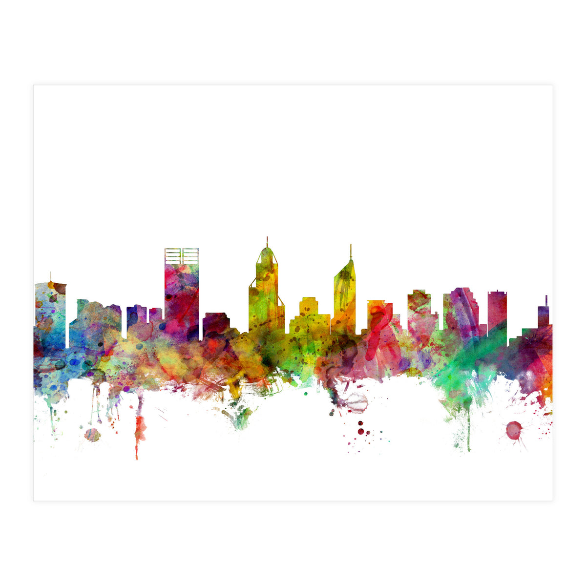 Perth Australia Skyline (Print Only)