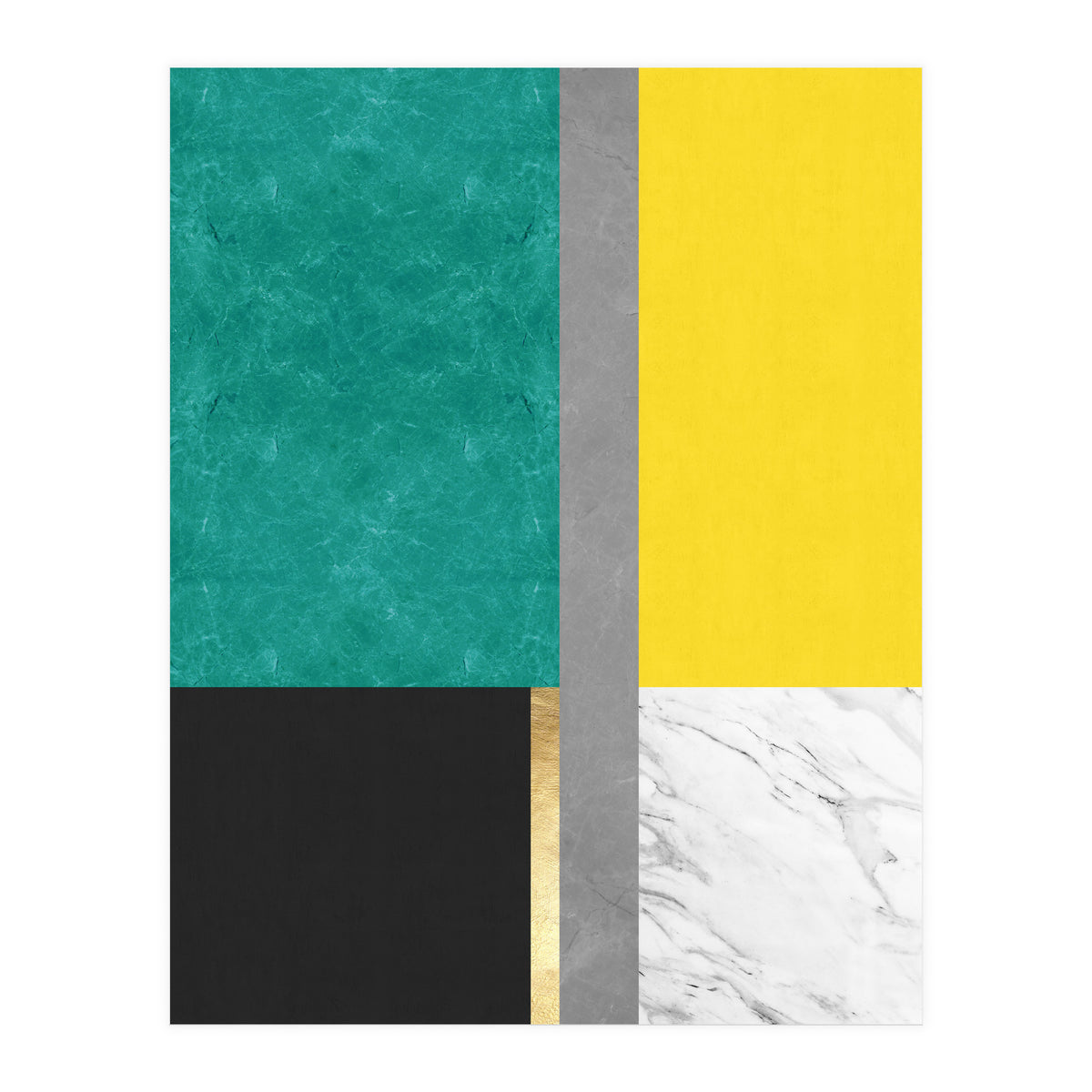 Geometric and golden IX (Print Only)