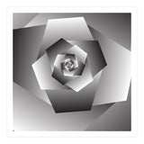 Monochrome Rose Spiral  (Print Only) thumbnail