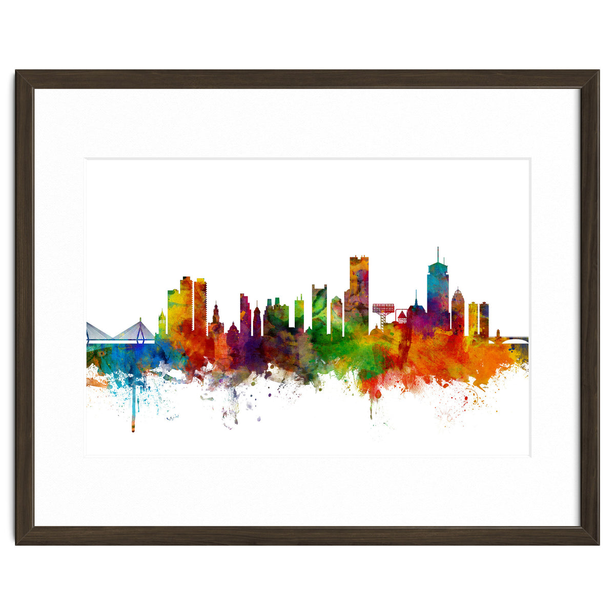 Boston Massachusetts Skyline