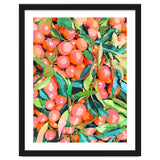 Fruit Garden, Tropical Forest Botanical Painting, Plants Vintage Nature thumbnail