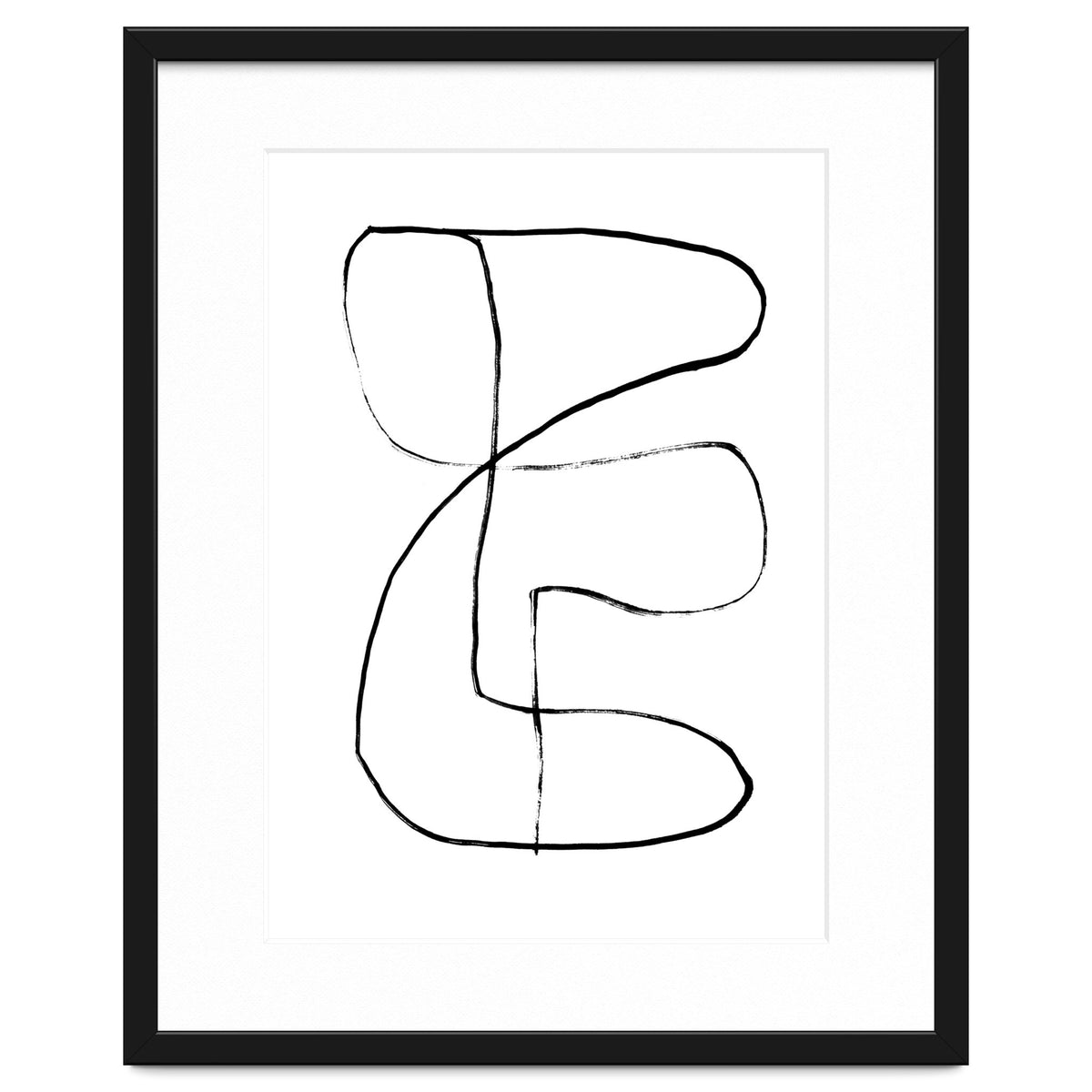 Mid-Century Line Art Print #1