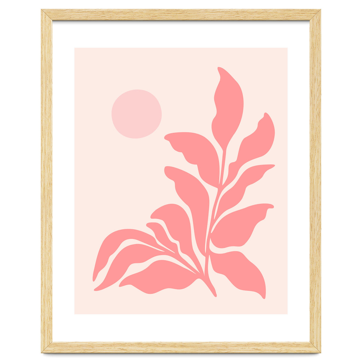 Mid Century Pink Garden