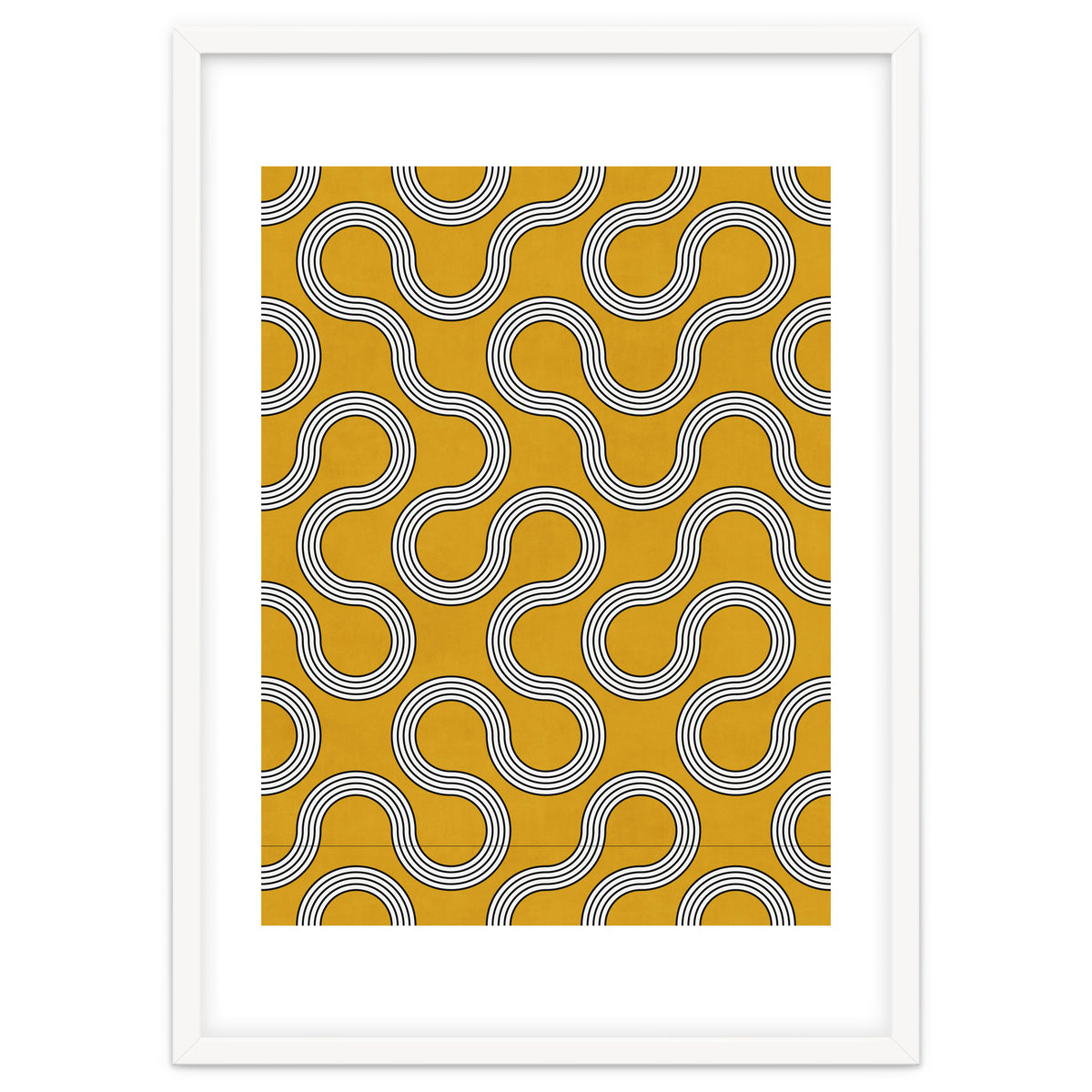 My Favorite Geometric Patterns No.31 - Mustard Yellow