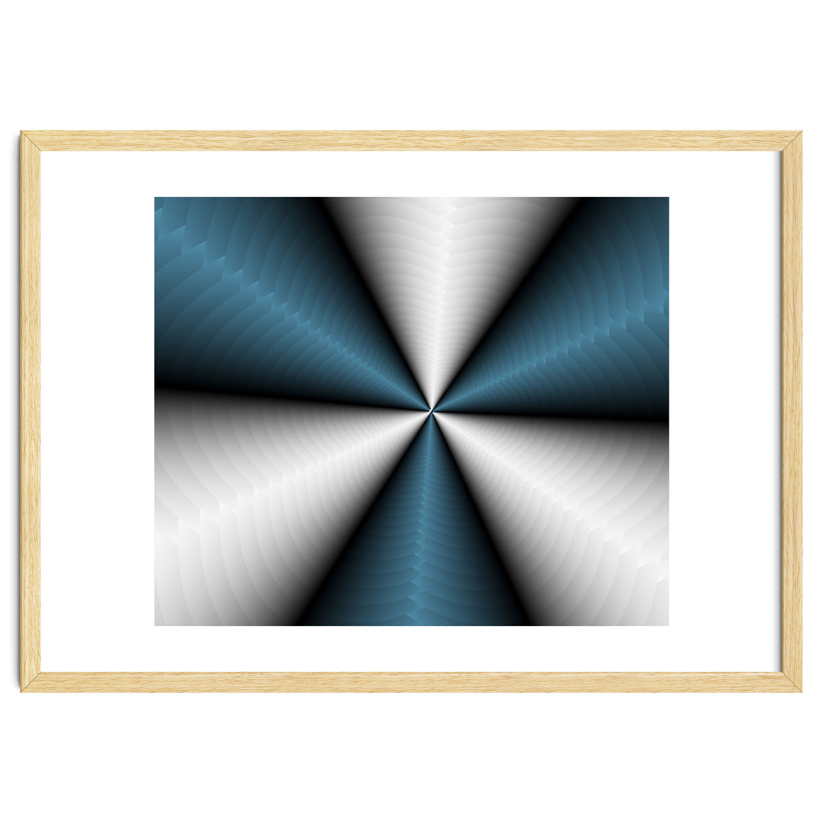 Blue Color Modern Interior Art