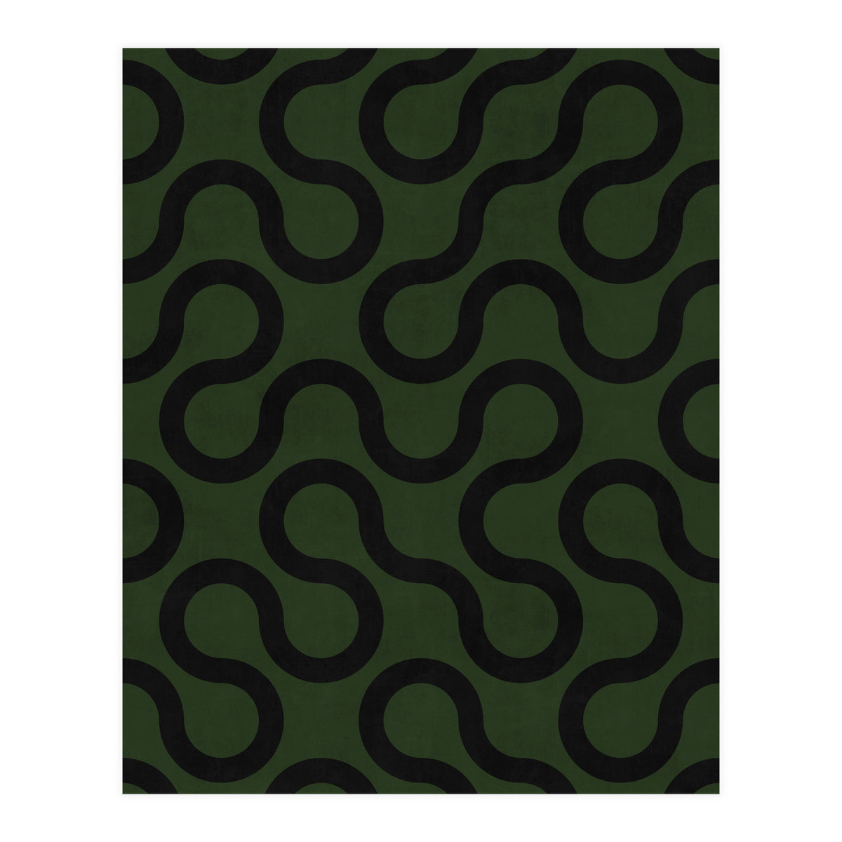 My Favorite Geometric Patterns No.33 - Deep Green (Print Only)