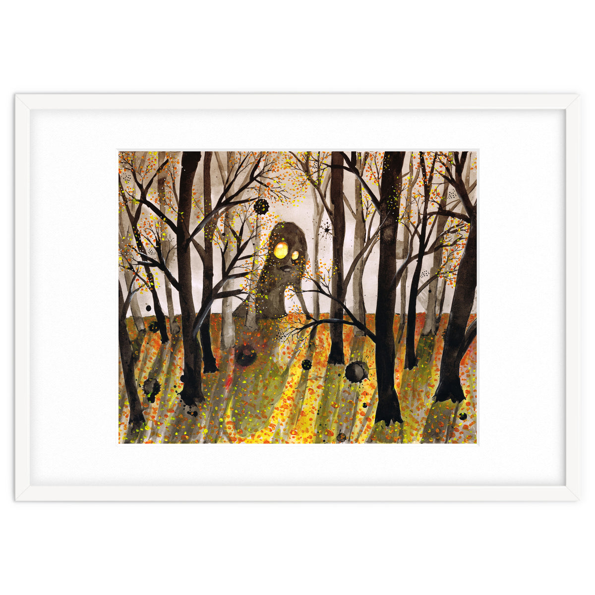 Monster in the woods