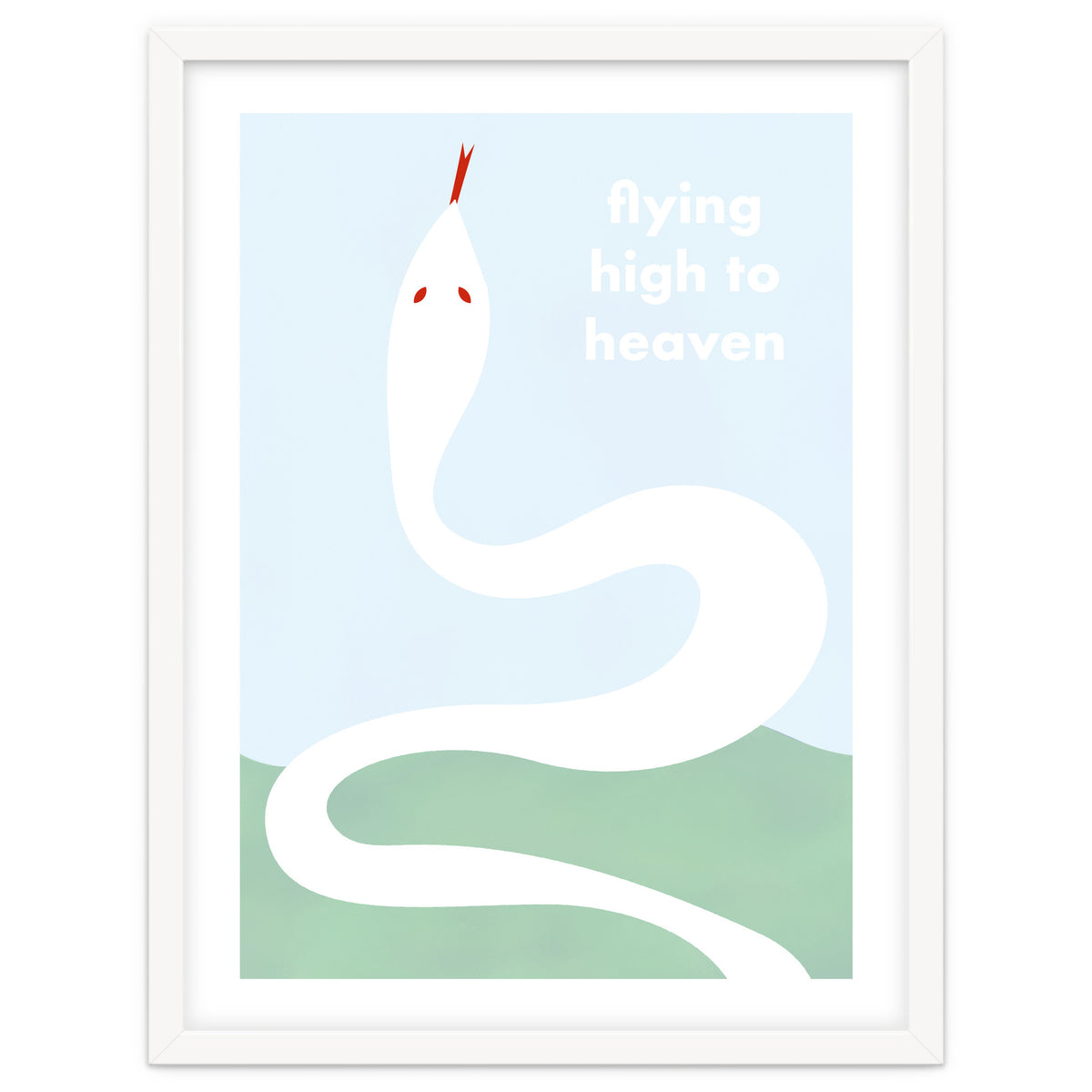 flying high to heaven