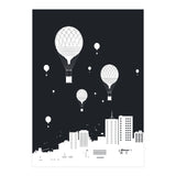 Balloons And The City (dark version) (Print Only) thumbnail