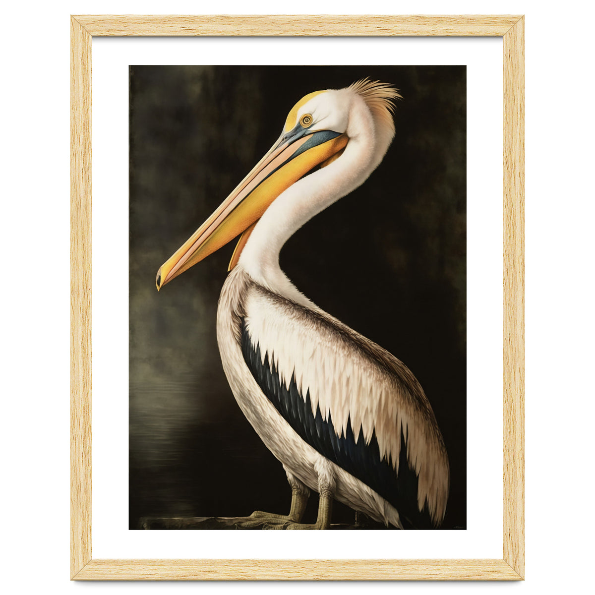 Pelican Oil Painting