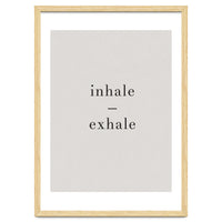 Inhale Exhale Grey Yoga